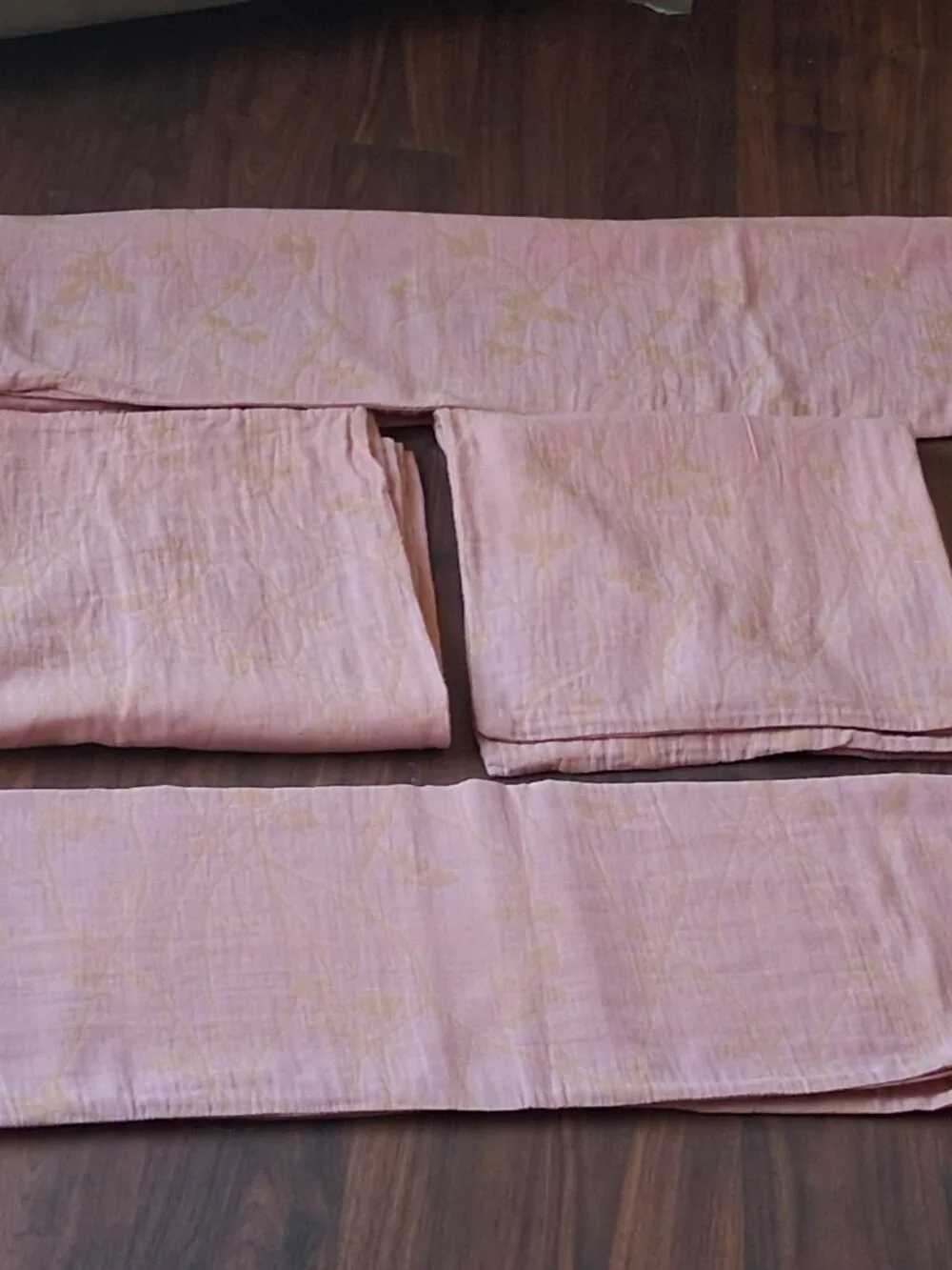 Calvin Klein ETERNITY Floral? Mauve Pink KING 5 PCS Duvet Cover Set + Sheet  Set